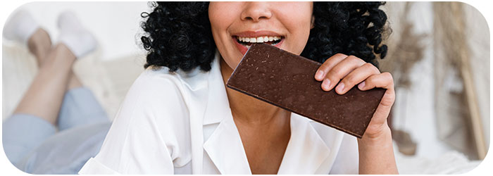 Combien de temps avant de dormir avec du chocolat ?